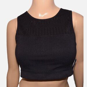 NWT MPG Julianne Hough Revo 2.0 Infinity 360 Black Sleeveless Sports Bra M/L